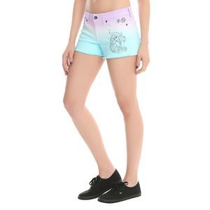 Disney The Little Mermaid Dip Dye Cut-off Shorts